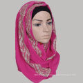 Glitter rhinestone cachecol muçulmano hijab malásia ásia hijab warp cabeça lenço atacado